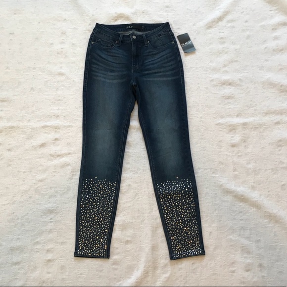 DIAMOND Skinny Stretchy Jeans Denim - Picture 3 of 5